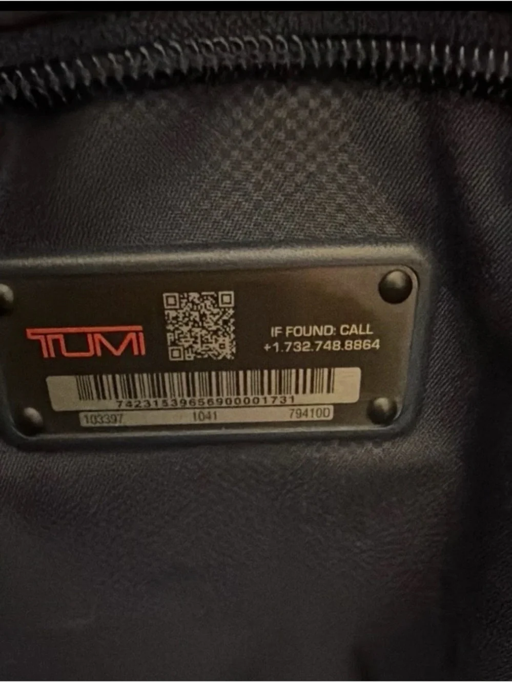 Tumi Black Leather Men's Briefcase with Shoulder Strap